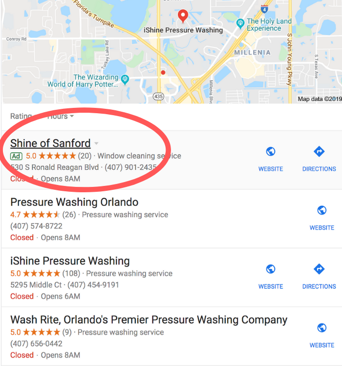 Location Extension Example