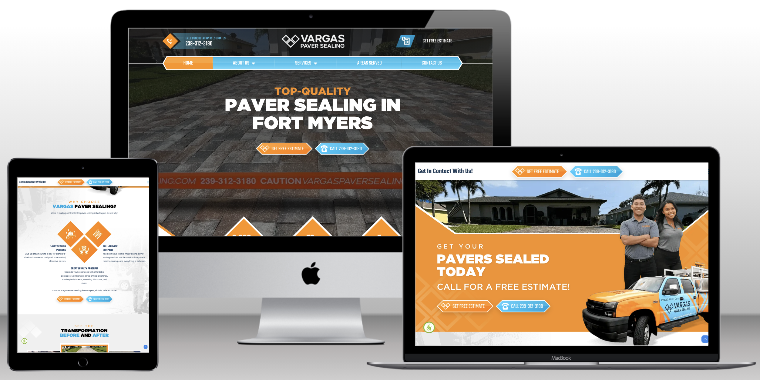Vargas Paver Sealing Website