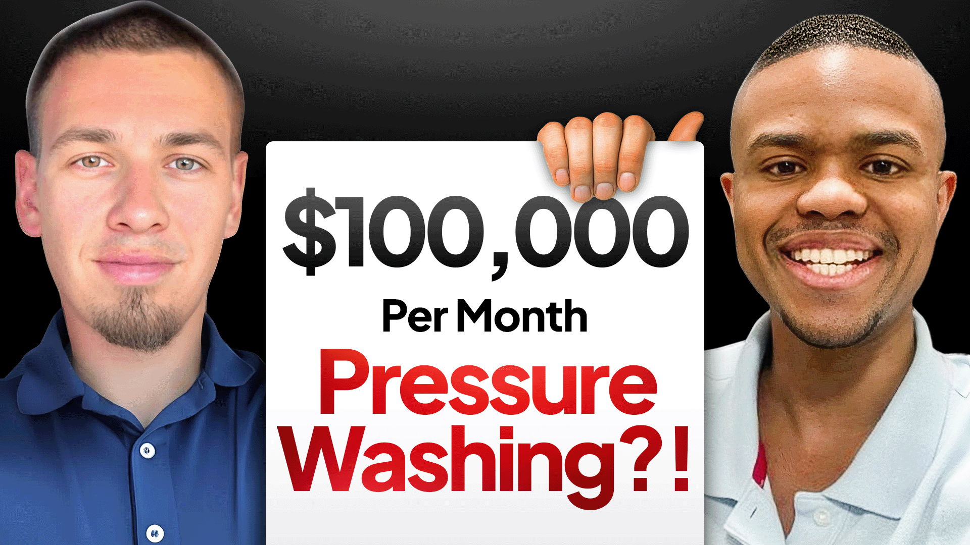 $100K A Month Pressure Washing